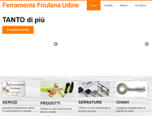 Tablet Screenshot of ferramentafriulana.com